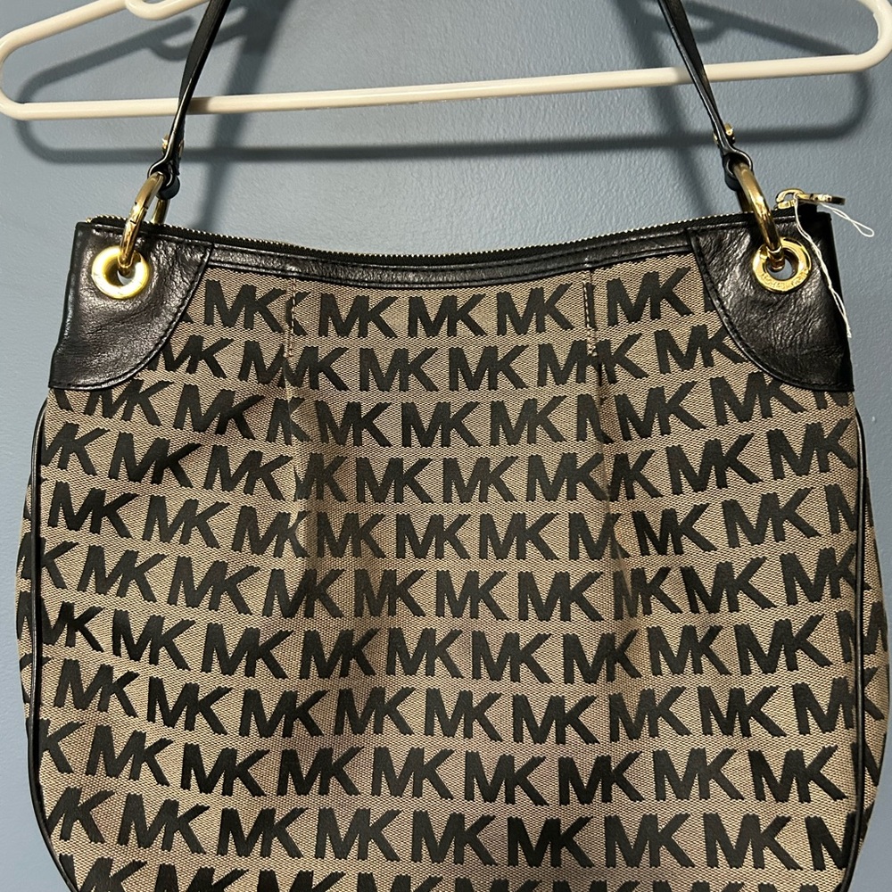 Michael Kors Black and Brown Women's Bag